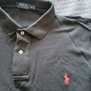 Polo Ralph Lauren men L/S mesh polo shirt sz XLT